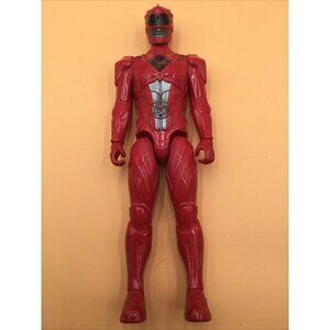 Bandai Power Rangers Movie Red Ranger 5.5" Action Figure Toy 2016 Loose